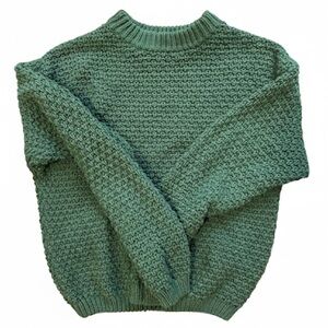 Universal Thread Textured Green Sweater